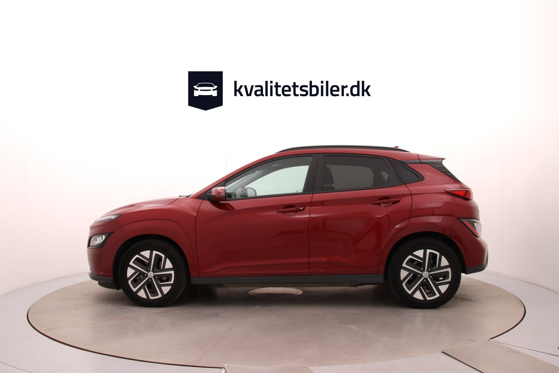 Rød Hyundai Kona fra 2023