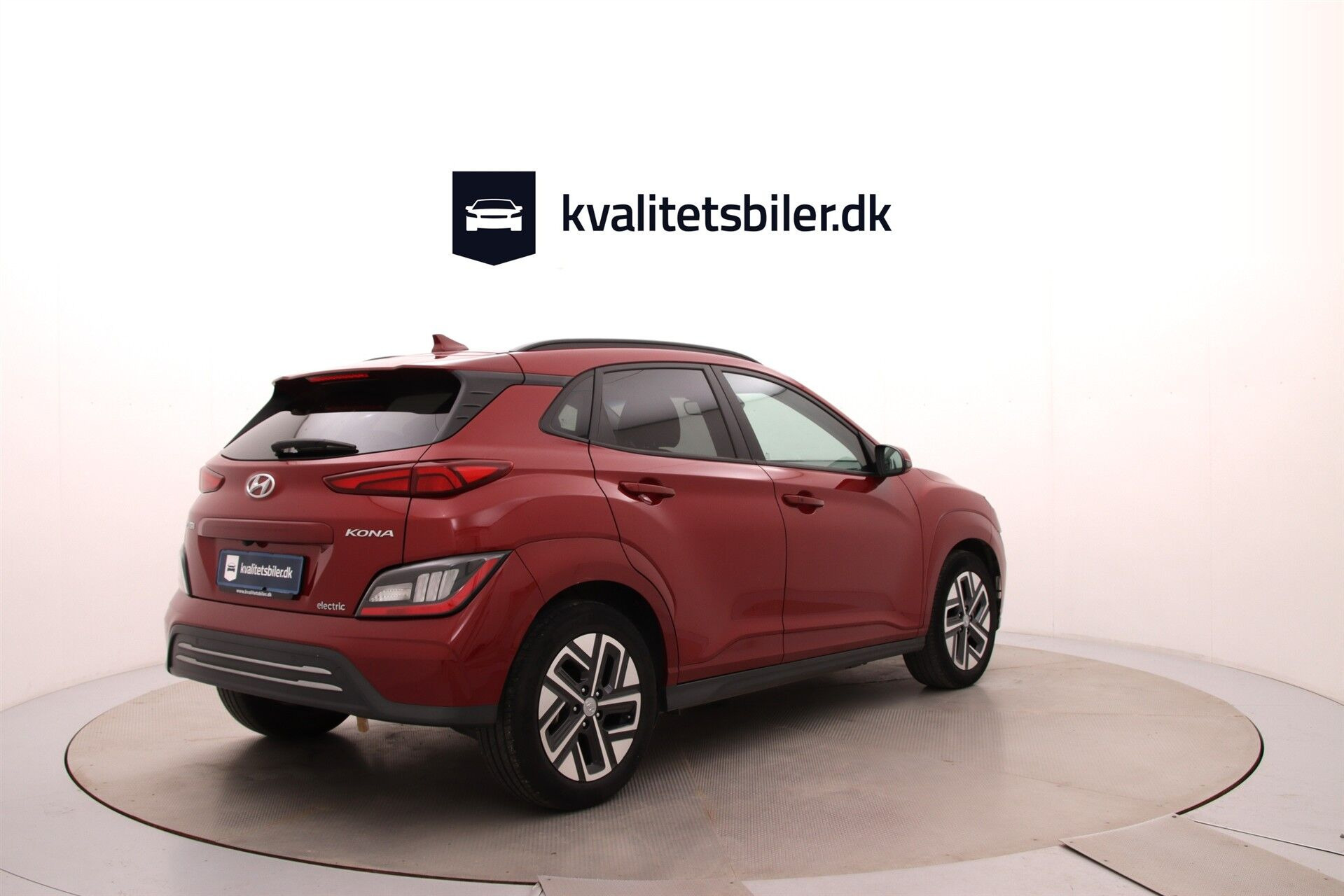 Rød Hyundai Kona fra 2023