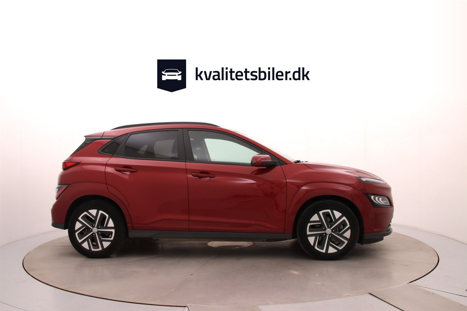 Rød Hyundai Kona fra 2023