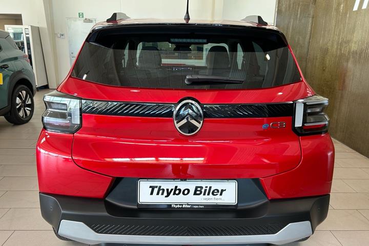 Rød Citroën ë-C3 fra 2025