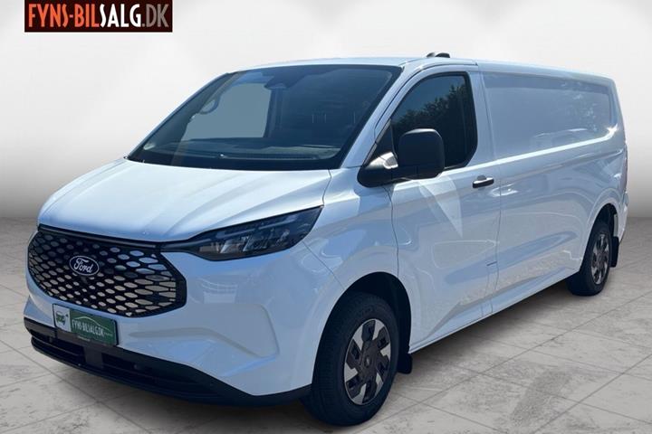 Hvid Ford E-Transit Custom fra 2025