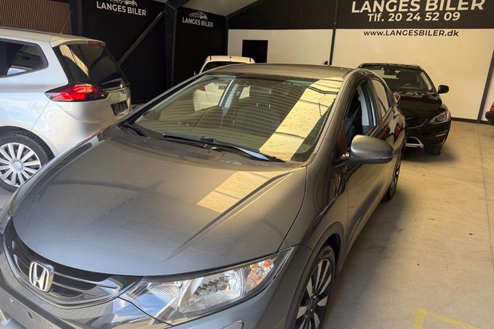 Grå Honda Civic fra 2014