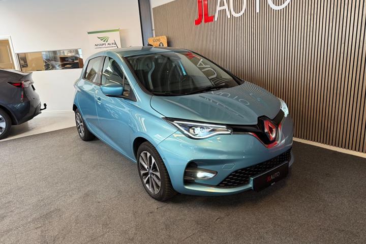 Blå Renault Zoe fra 2020