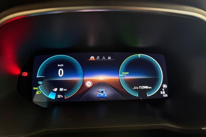 Blå Renault Zoe fra 2020