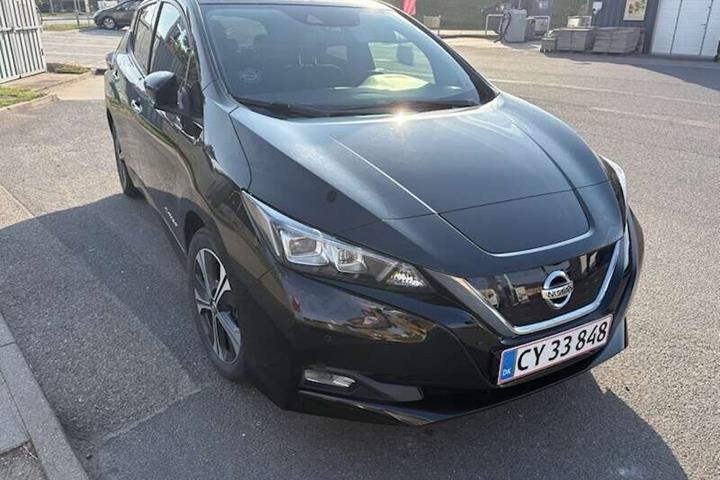 Sort Nissan Leaf fra 2018