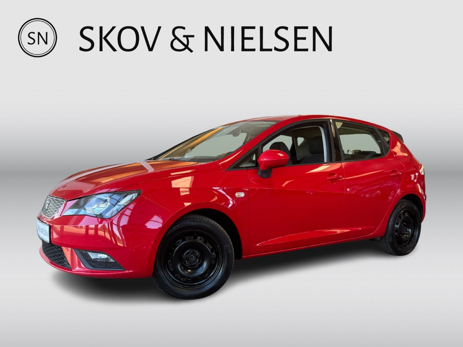 Rød Seat Ibiza fra 2016