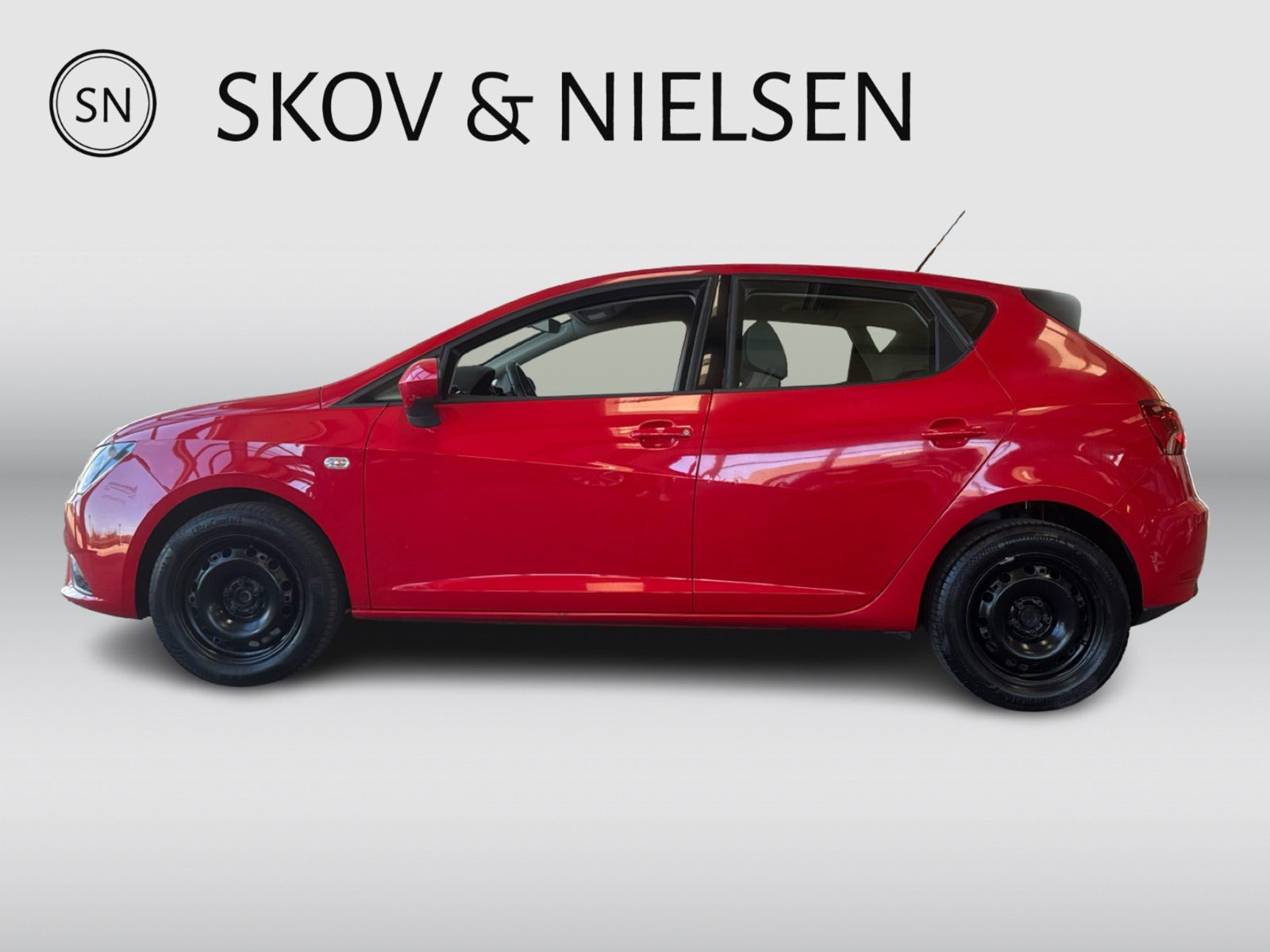 Rød Seat Ibiza fra 2016