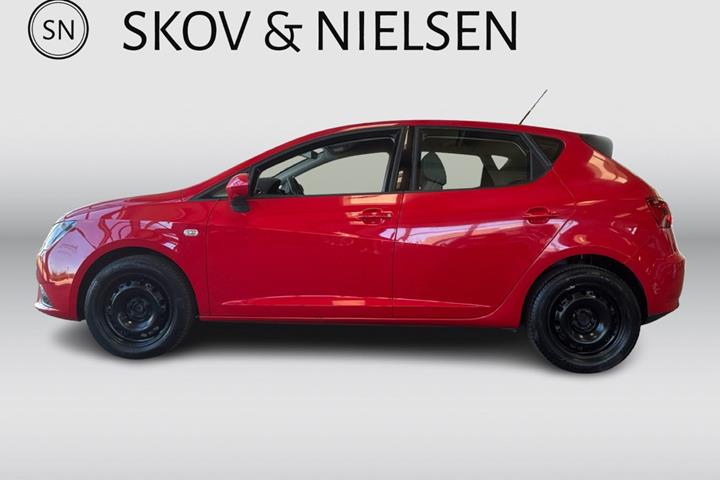 Rød Seat Ibiza fra 2016