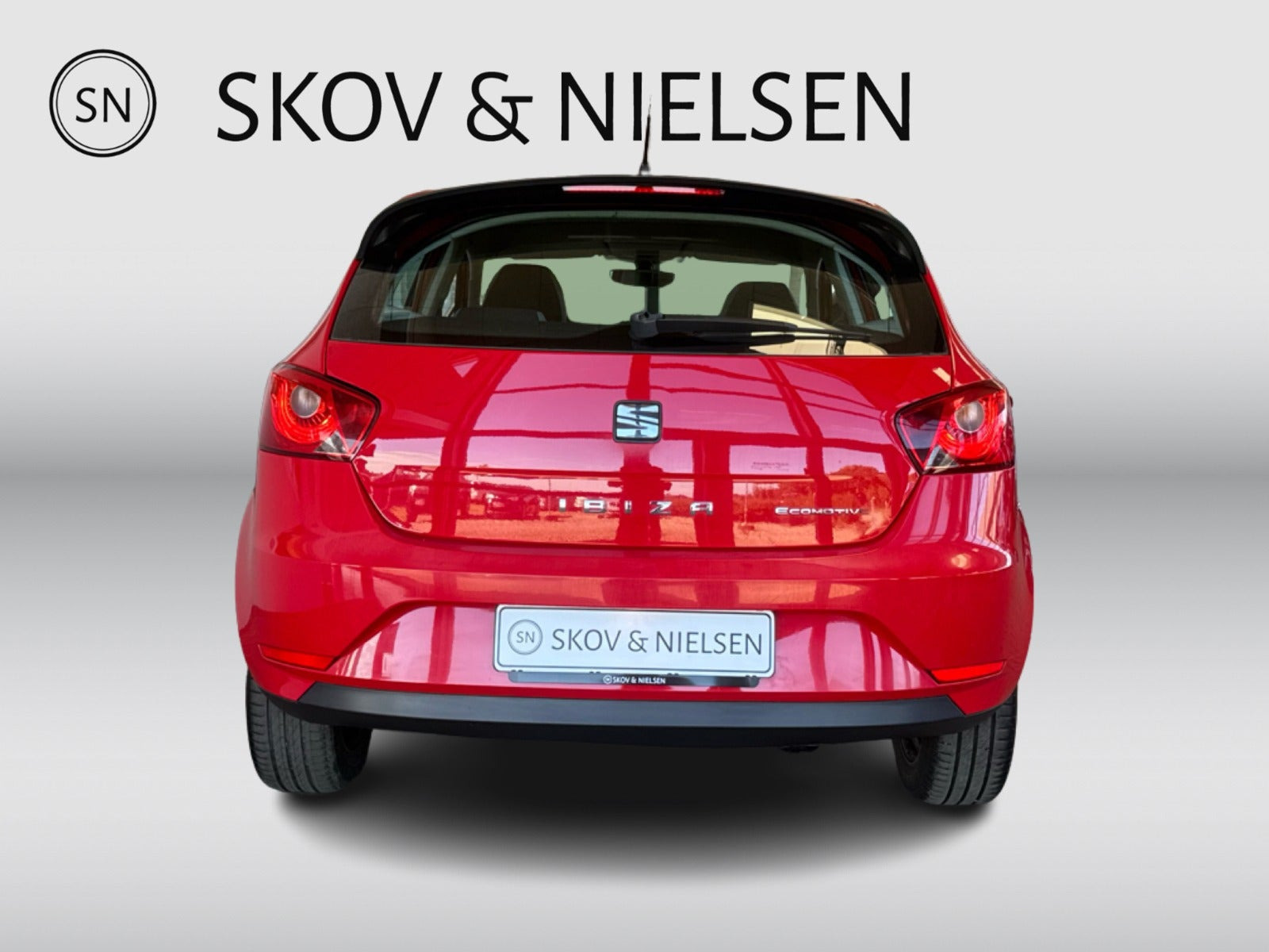 Rød Seat Ibiza fra 2016