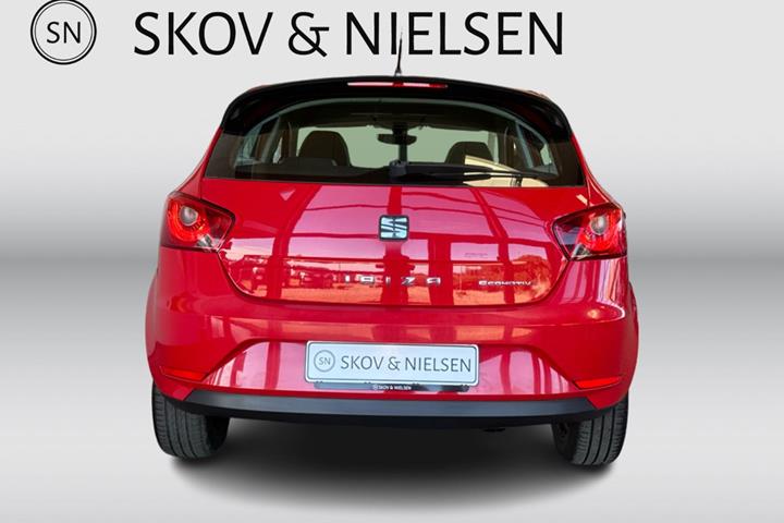Rød Seat Ibiza fra 2016