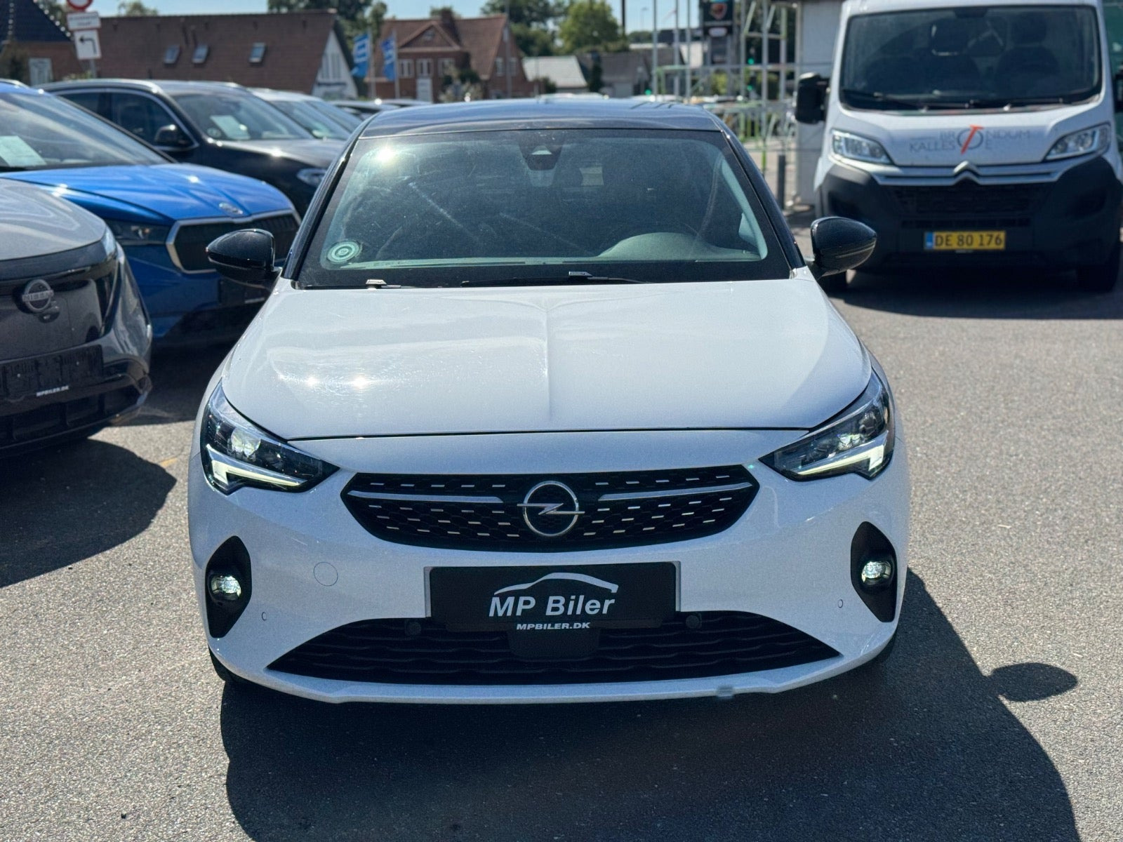 Hvid Opel Corsa-e fra 2021