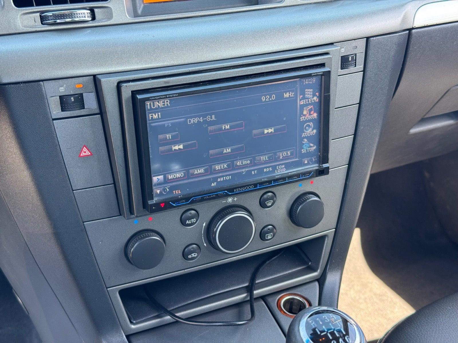Sort Opel Vectra fra 2008