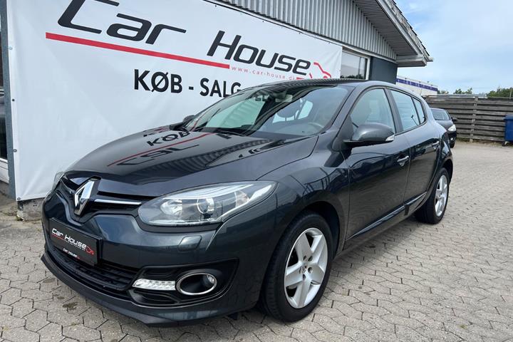 Grå Renault Megane III fra 2014