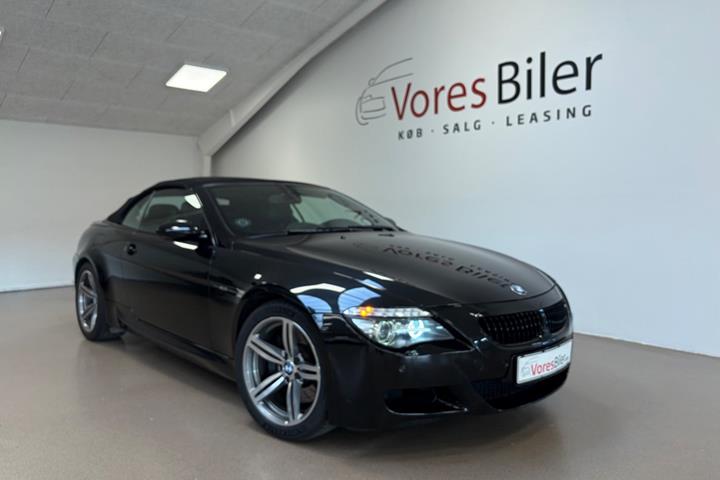 Sort BMW M6 fra 2008