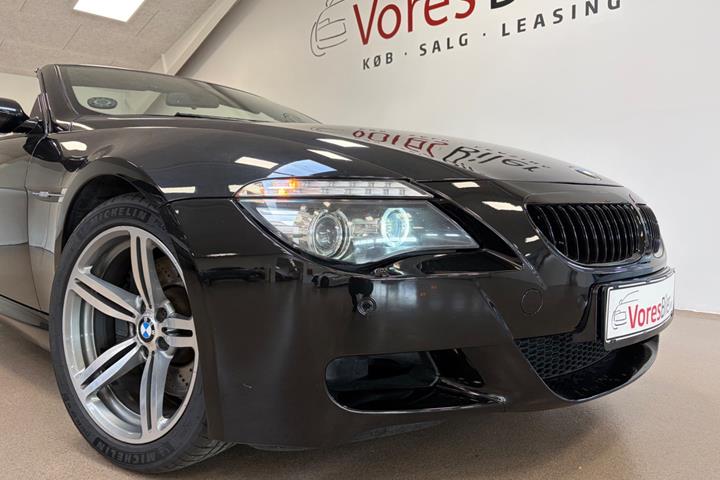 Sort BMW M6 fra 2008