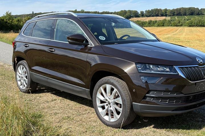 Brun Skoda Karoq fra 2019