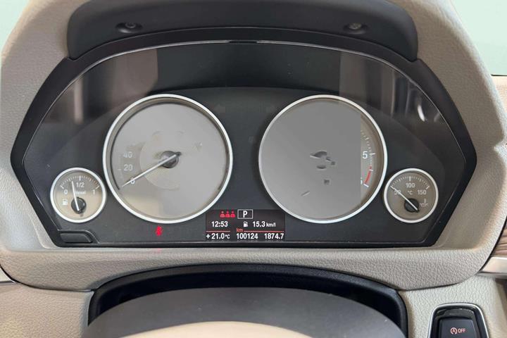 Brun BMW 320d fra 2012