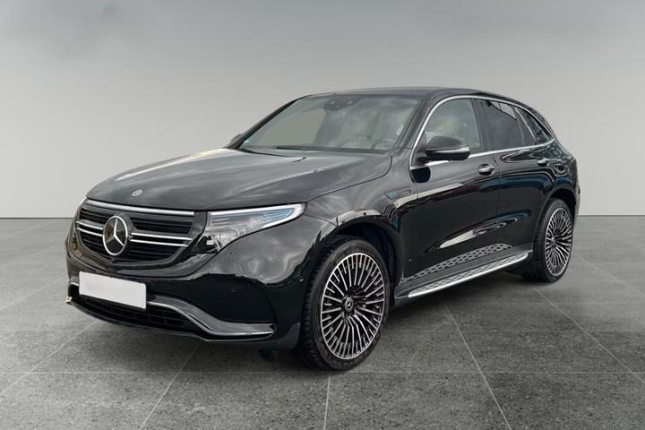 Sort Mercedes EQC400 fra 2023