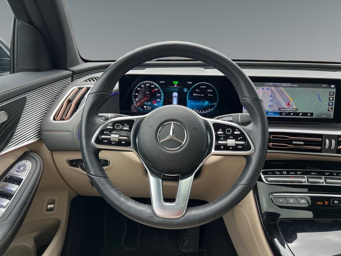 Sort Mercedes EQC400 fra 2023