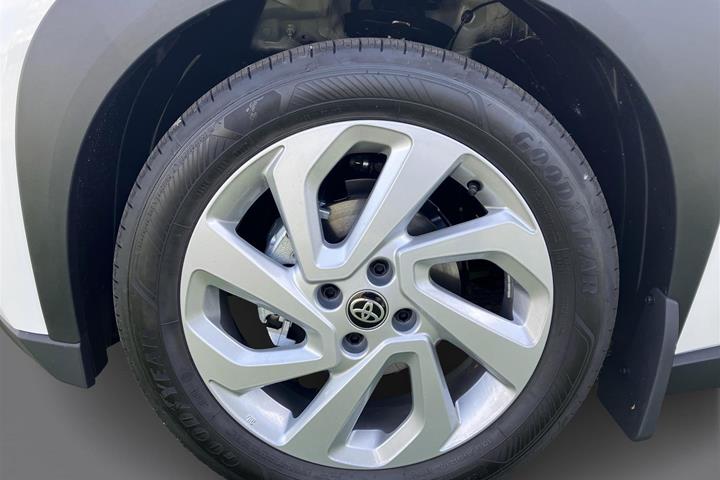 Hvid Toyota Aygo X fra 2023