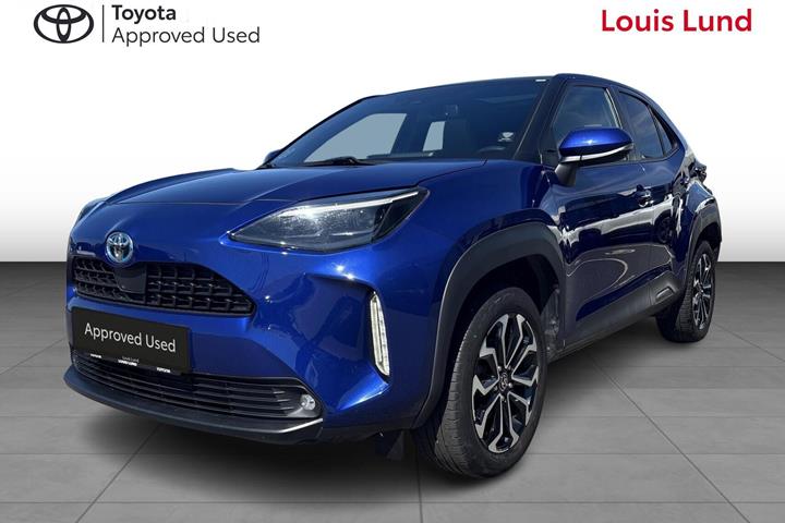 Blå Toyota Yaris Cross fra 2022