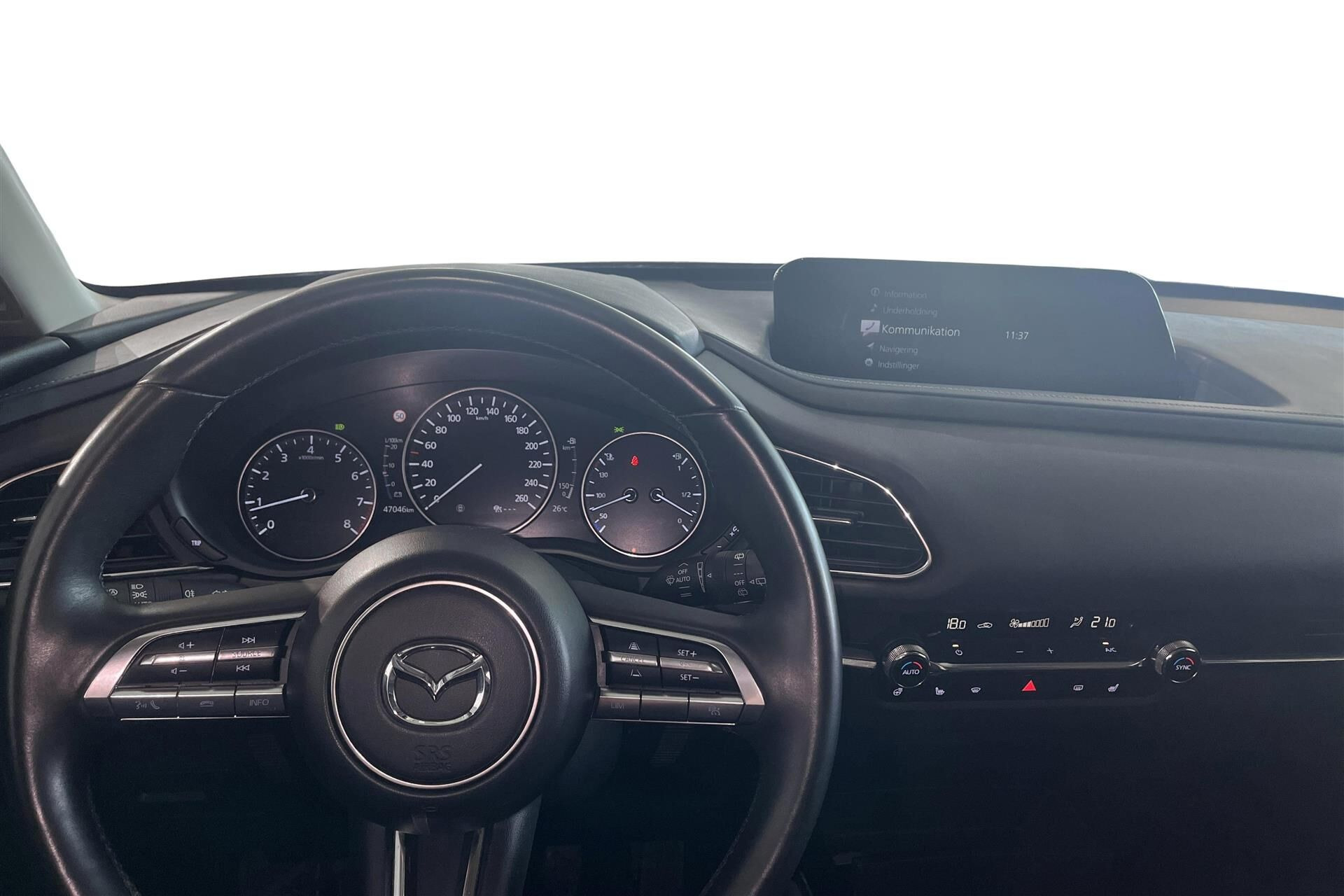 Rød Mazda CX-30 fra 2020