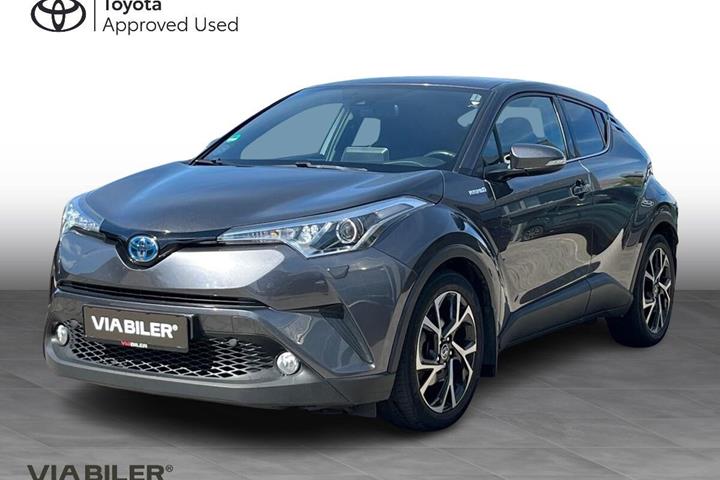 Grå Toyota C-HR fra 2019