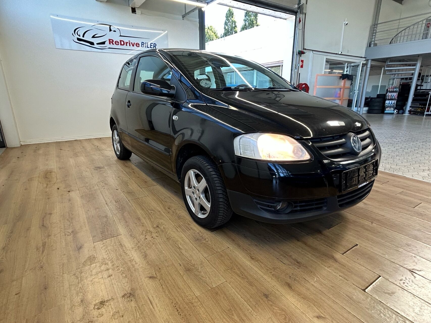 Sort VW Fox fra 2005