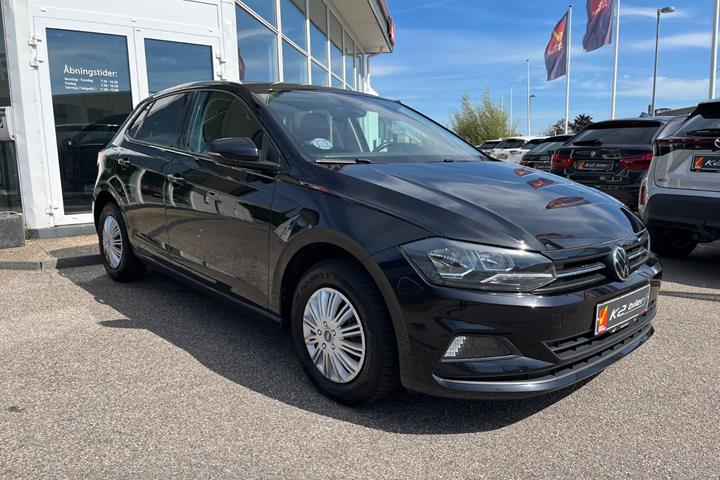 Sort VW Polo fra 2021
