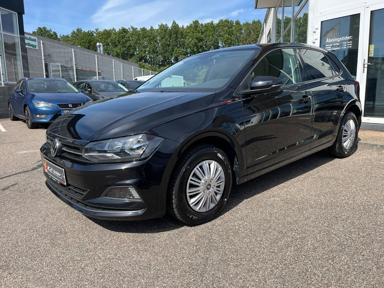 Sort VW Polo fra 2021