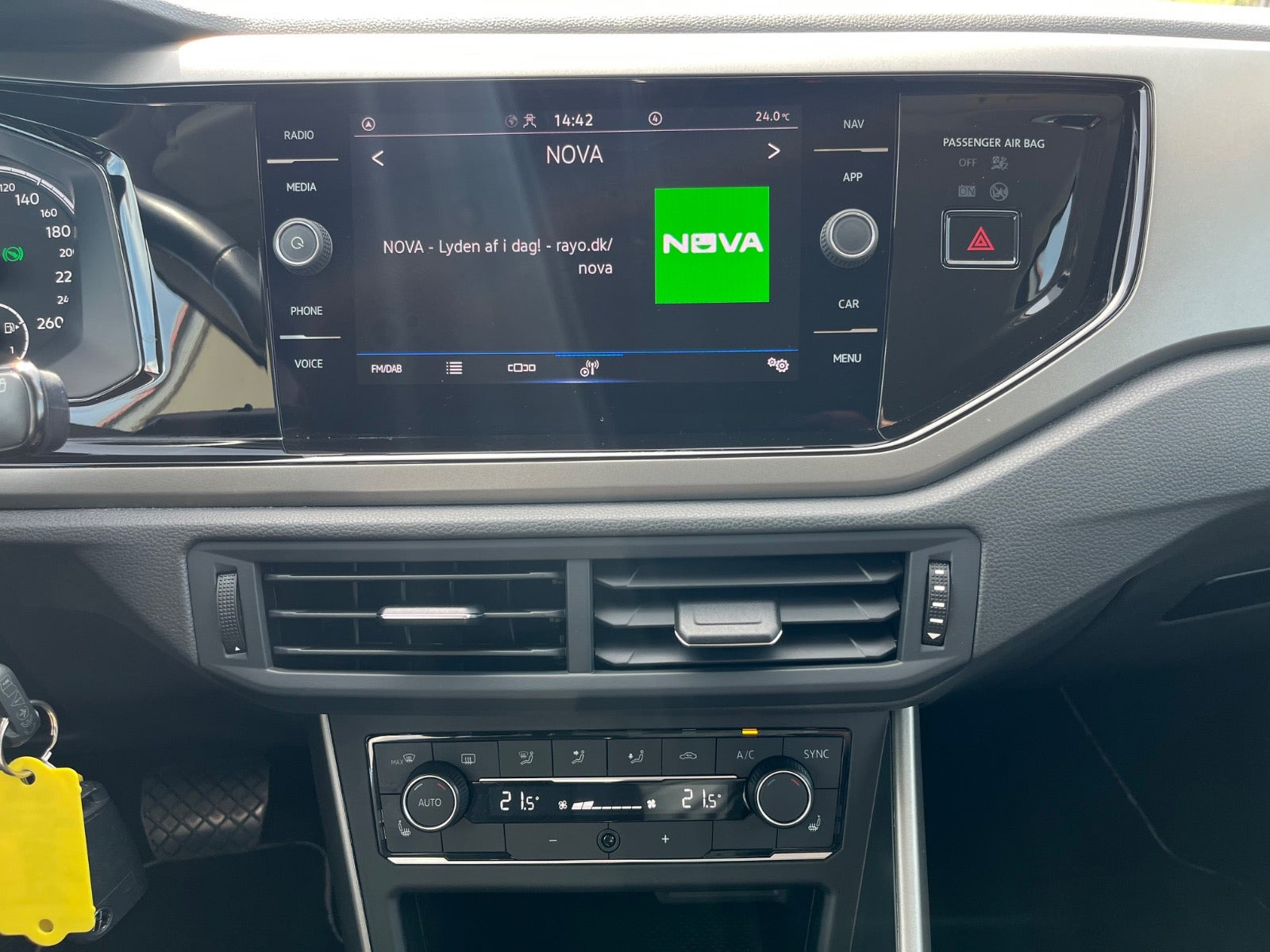 Sort VW Polo fra 2021