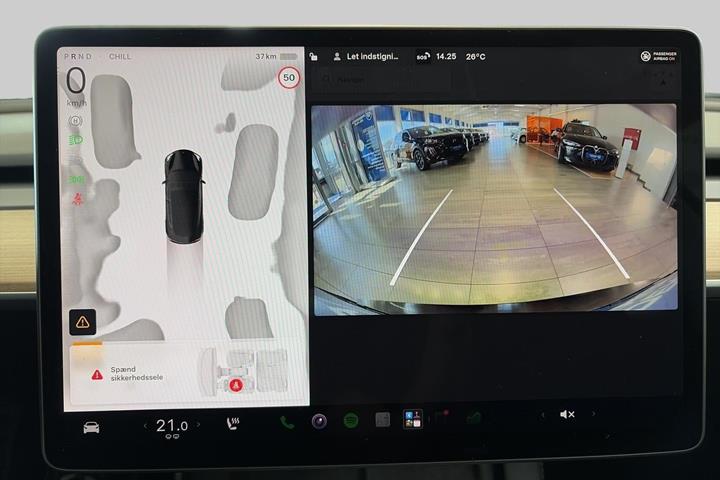 Sort Tesla Model 3 fra 2023