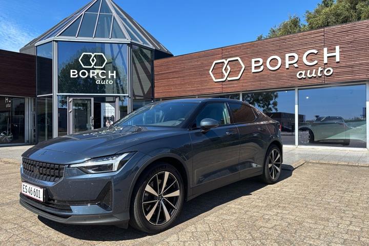 Blå Polestar 2 fra 2022
