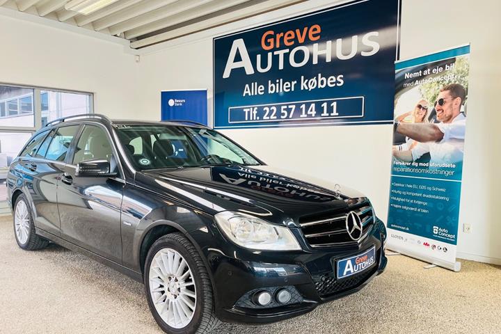 Sort Mercedes C180 fra 2011