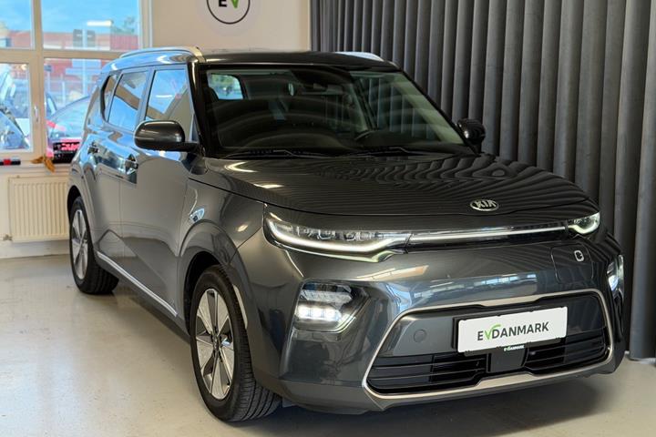 Grå Kia e-Soul fra 2021