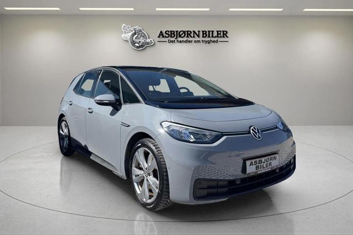 Grå VW ID.3 fra 2023