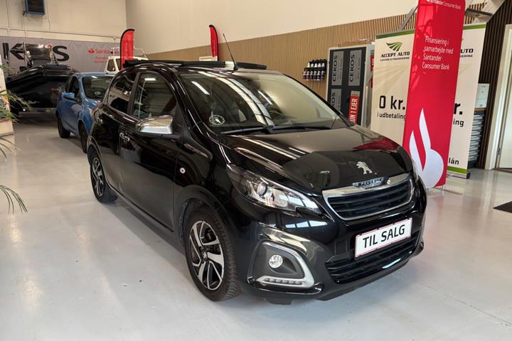 Sort Peugeot 108 fra 2017