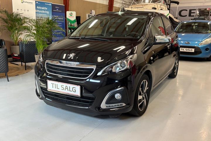 Sort Peugeot 108 fra 2017