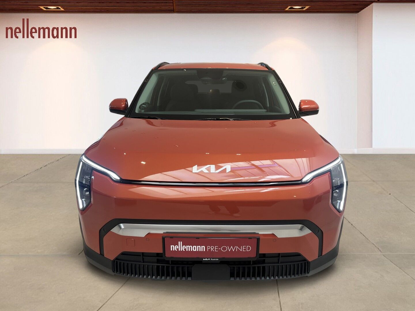 Orange Kia EV3 fra 2026