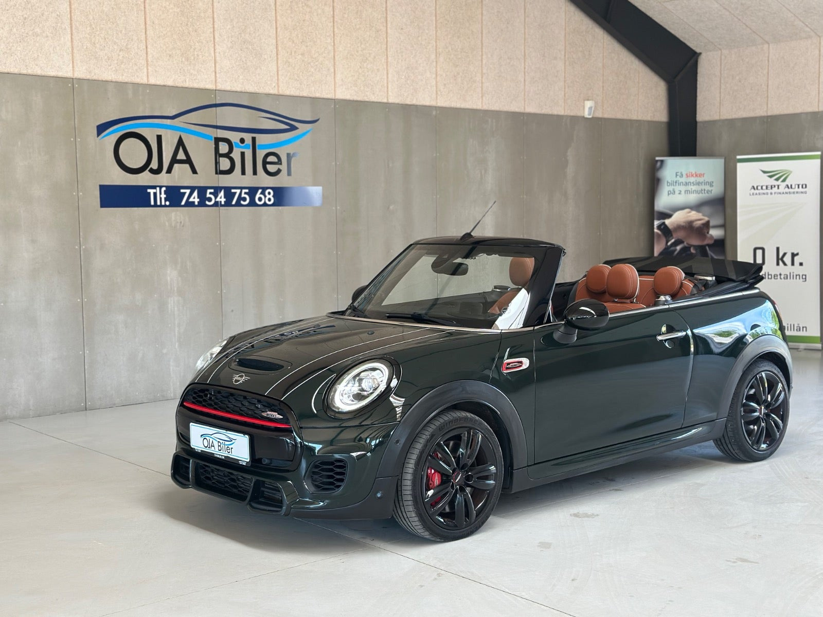 Mini Cooper S 2,0 JC Works Cabriolet aut.