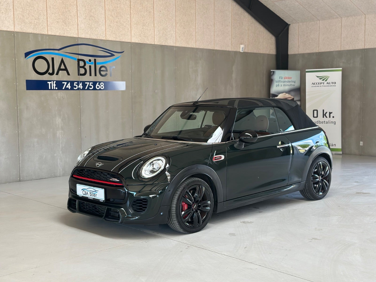 Grøn Mini Cooper S fra 2019