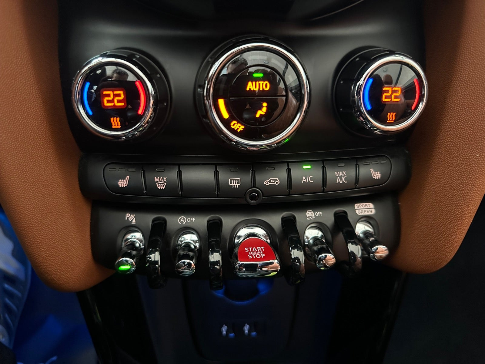 Grøn Mini Cooper S fra 2019