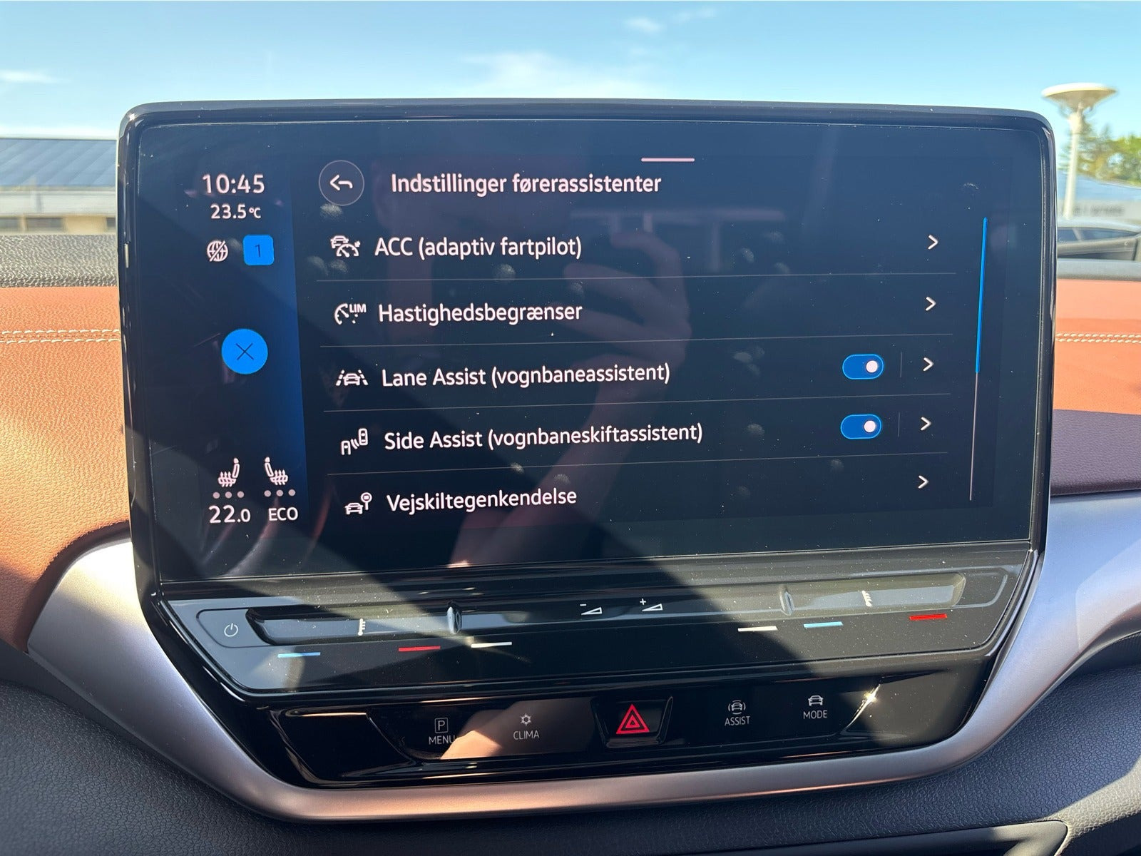 Blå VW ID.4 fra 2022