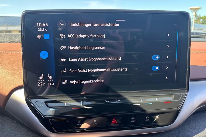 Blå VW ID.4 fra 2022