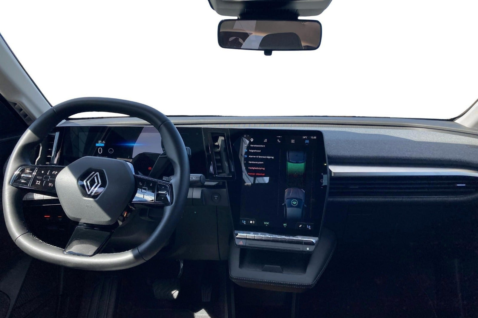Hvid Renault Megane E-Tech fra 2023