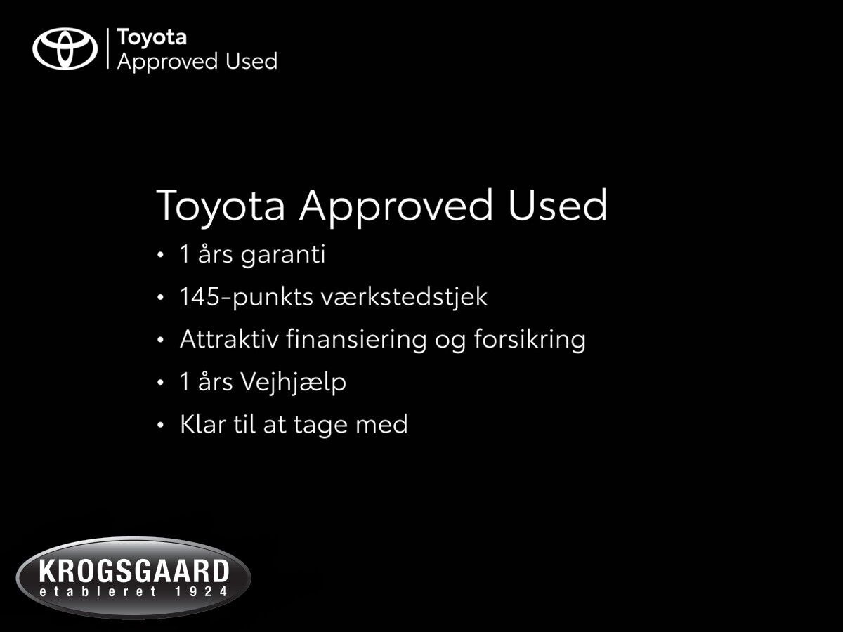 Blå Toyota Corolla fra 2021