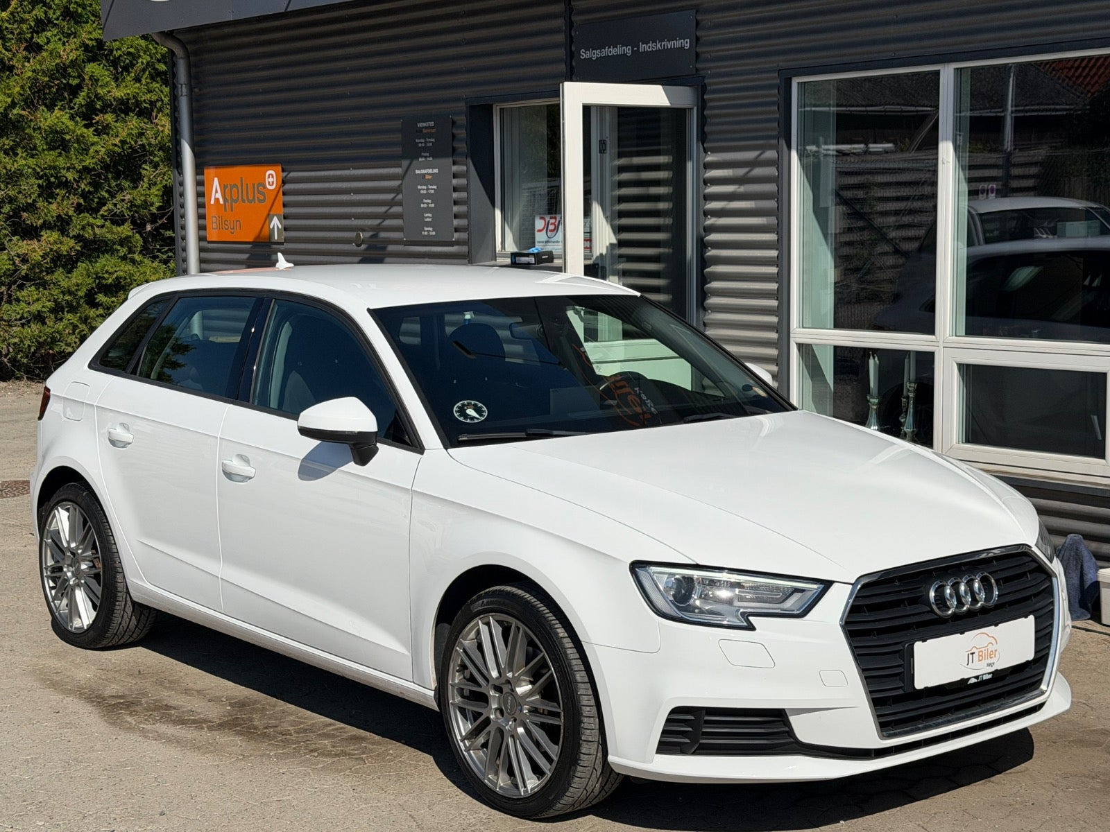 Hvid Audi A3 fra 2018