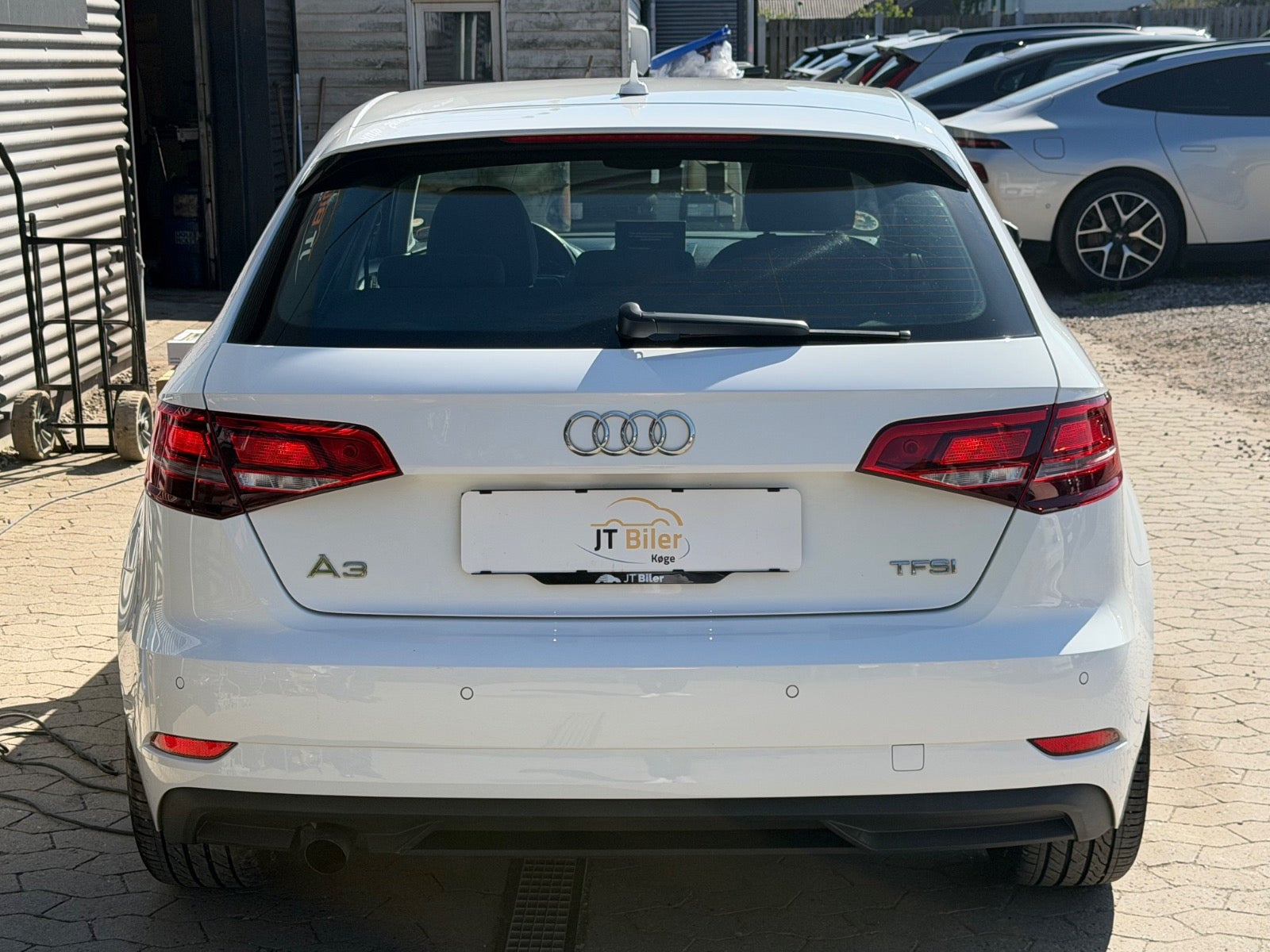 Hvid Audi A3 fra 2018