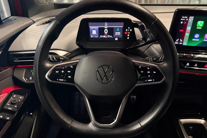 Rød VW ID.4 fra 2023