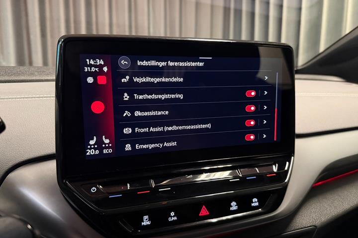 Rød VW ID.4 fra 2023